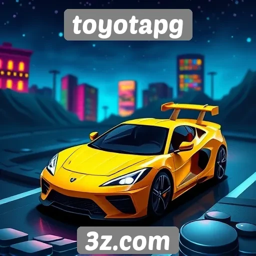 Visão geral do site de jogos toyotapg